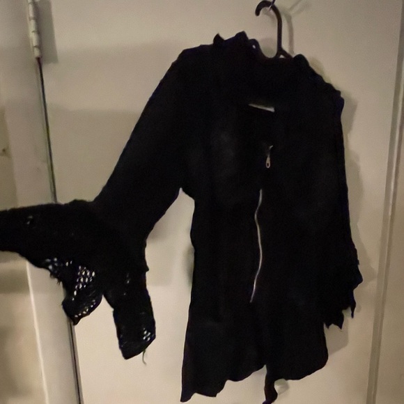 Asymmetric zipper blouse PARIS - Picture 4 of 4
